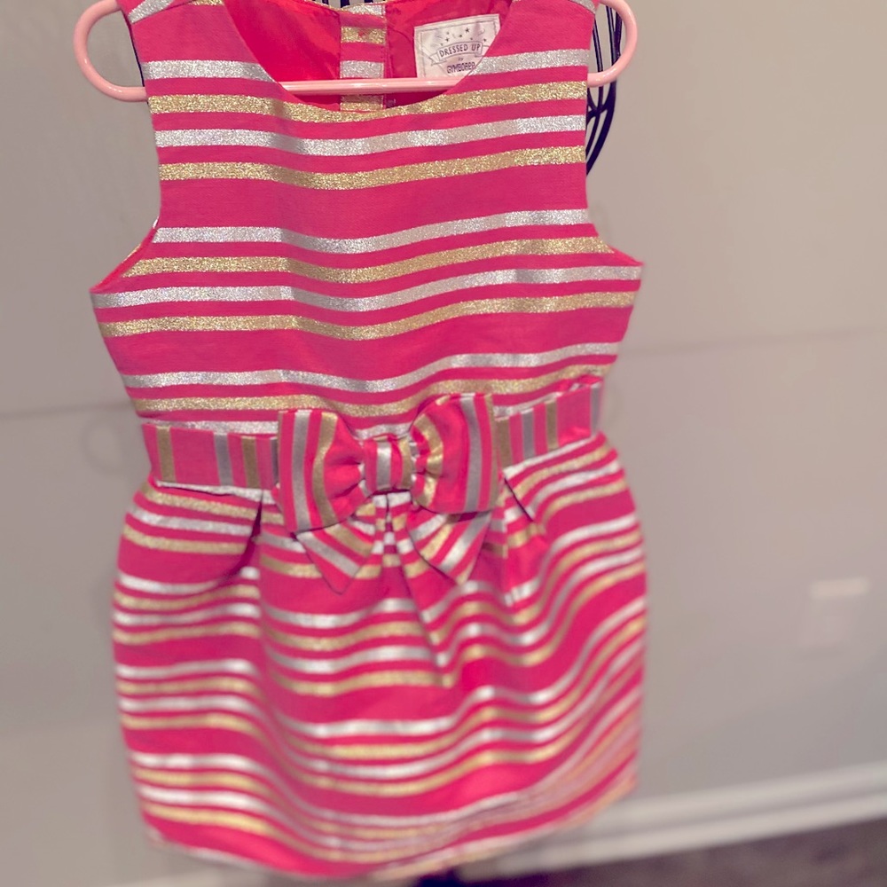 Hot pink holiday dress